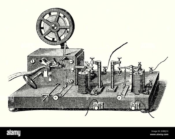 Builds an automatic telegraph machine at the age of ten years old.