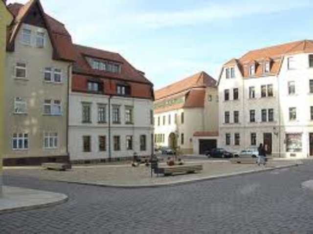 Ломоносов и другие студенты прибыли в  старейший горнозаводской центр Саксонии - Фрайберг.