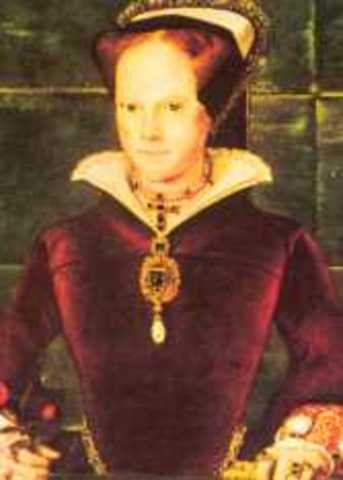 Queen Mary i crowned