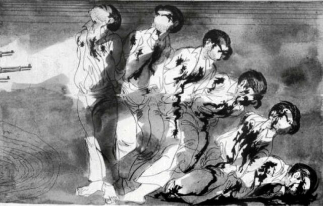 García Lorca es fusilado por los sublevados en Víznar (Granada)