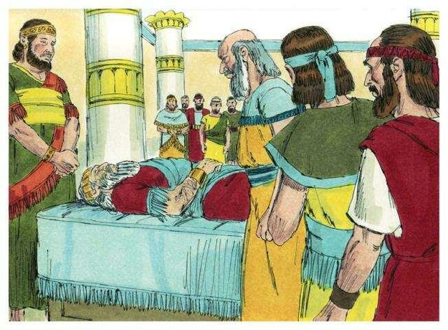 Muere Salomón (División del Reino) (1Reyes 11:43)