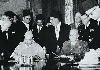 Concesión de la independencia al protectorado de Marruecos
