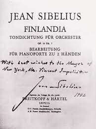 Jean Sibelius' "Finlandia" premiere date