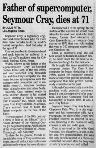 Seymour Passes away leaving behind an incredible legacy