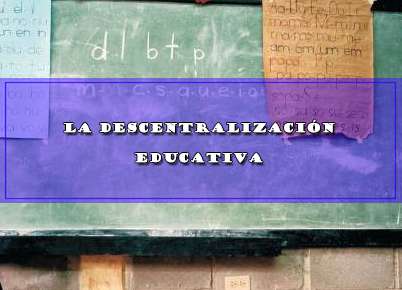 Ladescentralización