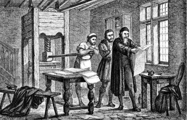 IZUM TISKARSKEGA STROJA