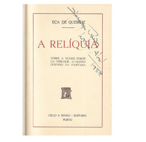 "A Relíquia" (2ª edição)