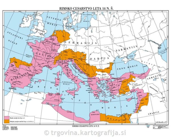 RIMSKI IMPERIJ SE RAZDELI NA Z IN V DEL