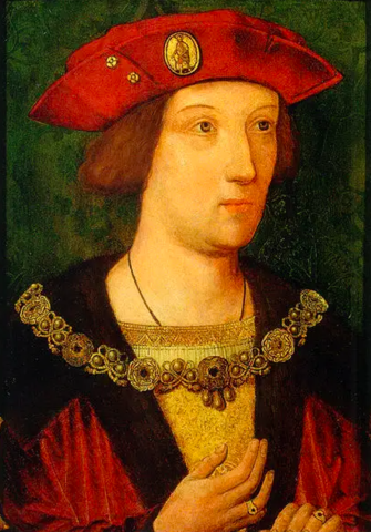 Henry VIII's bother Prince Arthur died
