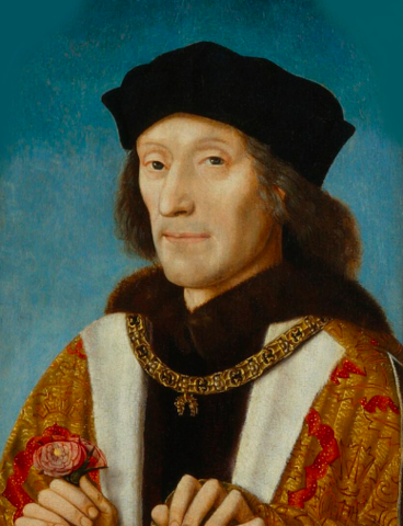 Henry VIII's father Henry VII died