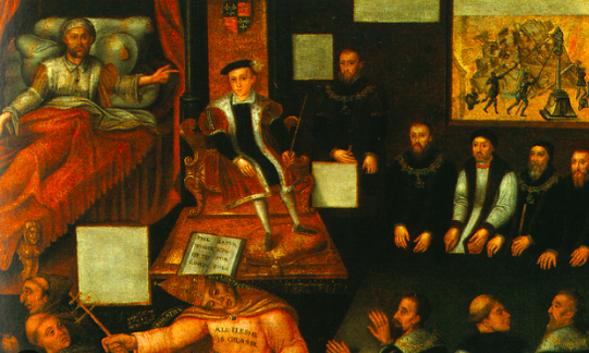 The death of Henry VIII