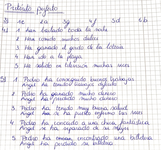 El pretérito perfecto e imperfecto