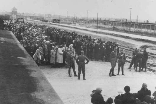 Arrival in Auschwitz
