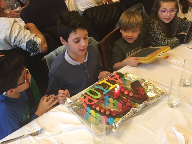 Últim aniversari del meu germà amb tots els meus cosins junts.