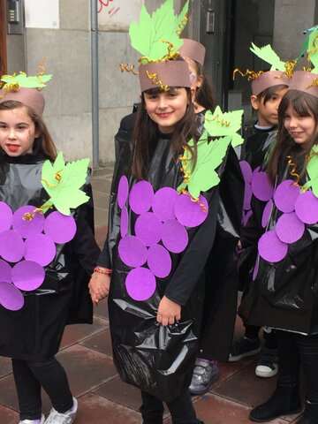 Disfressa de l’escola.