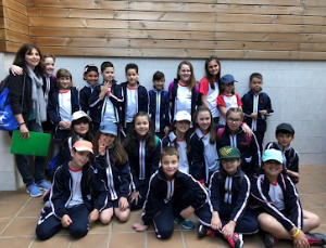 Una de les primeres colònies a l’escola.