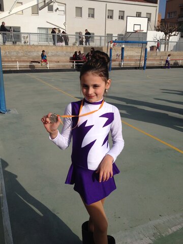 Primera competició de patinatge que vaig guanyar.