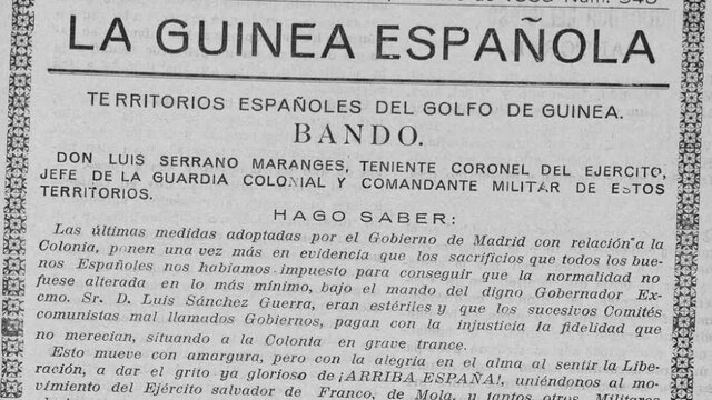 Guinea Española obtiene un estatuto de autonomía