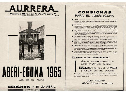 Gran movilización en Euskadi por el "Aberri-Eguna"