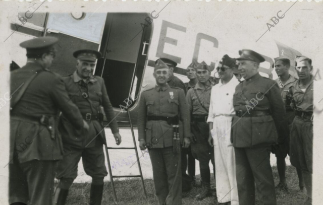 Franco llega Sevilla procedente de Marruecos