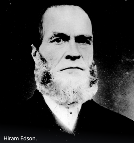 Nacimiento y muerte de Hiram Edson