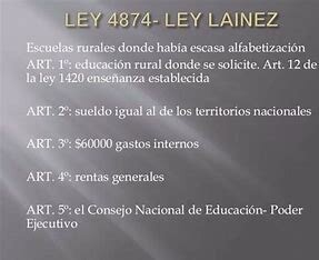 Ley Láinez