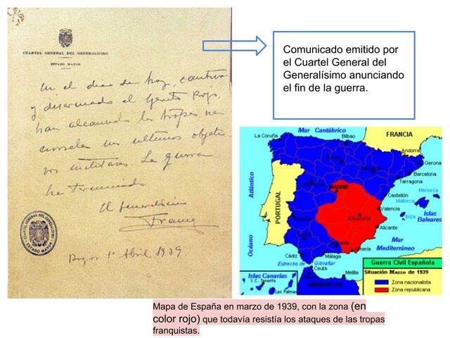 1 de abril. Caída de Madrid. FIN DE LA GUERRA.