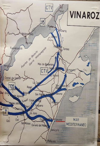 Los nacionales toman Vinaroz y la zona republicana queda dividida en dos.