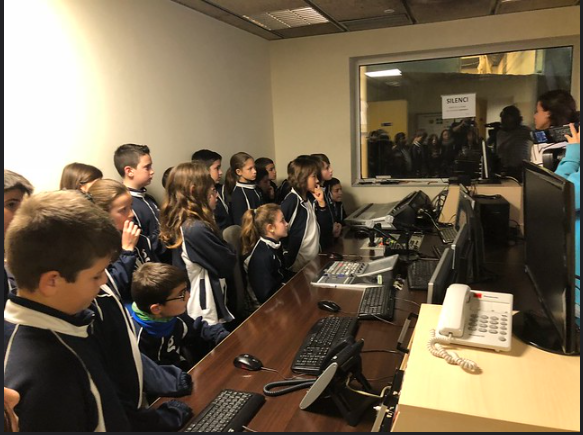 visista a la radio de terrassa!!