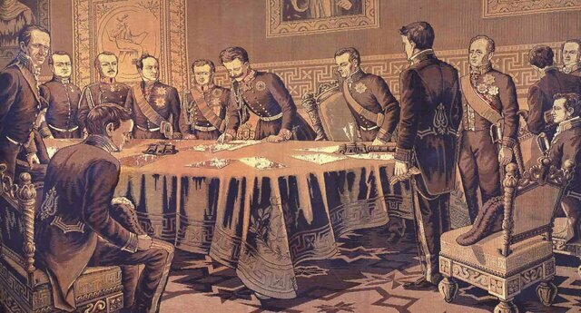 Carlo Alberto firma lo statuto Albertino