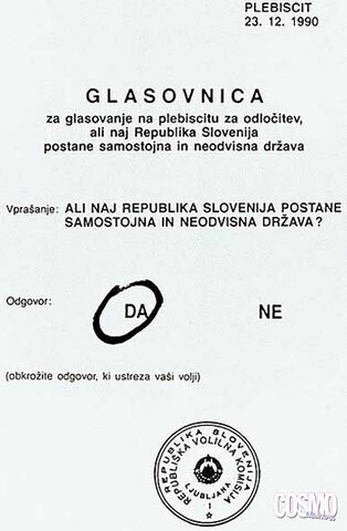 PLEBISCIT O OSAMOSVOJITV