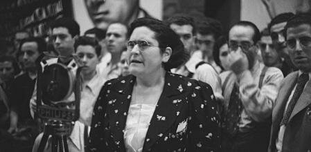 Largo Caballero y Federica Montseny