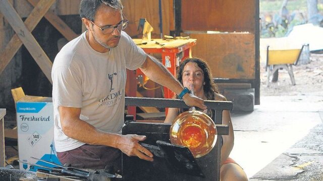 Vidre buit o bufat (El vidre)