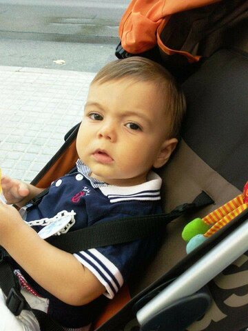 Amb 2 anys anan a la platja