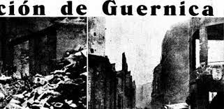 Ataque aéreo sobre la localidad vizcaína de Gernika