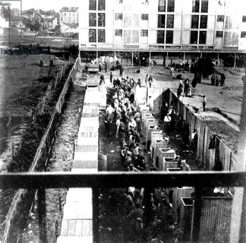 The blocks are cleaned and Elie's father begins to suffer from dysentery