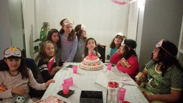 Primera festa de pijames pel meu aniversari