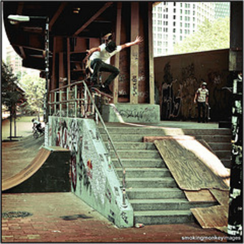 My first big handrail