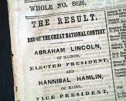 Abraham Lincoln Elected President
