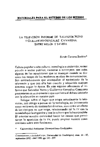 El informe novo-camarena