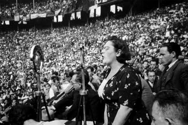 Largo caballero da entrada en el gobierno a miembros de la CNT como ministros. Federica Montseny primera mujer ministra en la Historia de España.