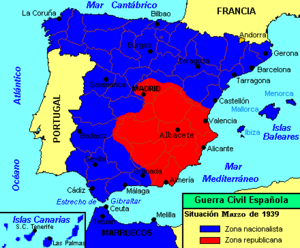 Vinaroz y la división de la zona republicana.