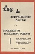 La ley de responsabilidad politica