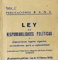 Ley de responsabilidades politicas