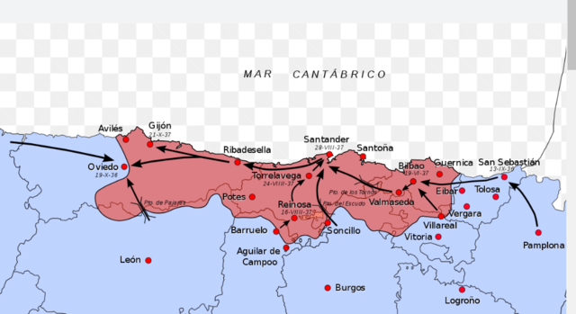 Mola inicia la campaña del Norte.