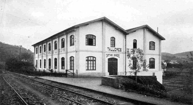 Lehen lanpostua fabrikan