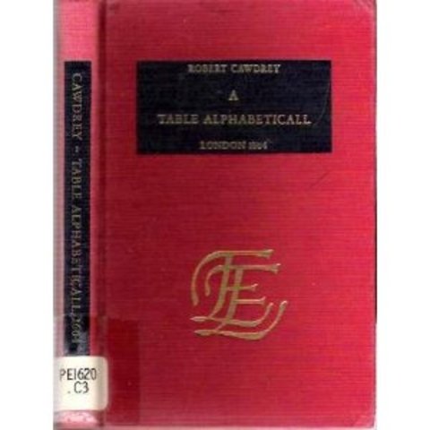 First English Dictionary is Published