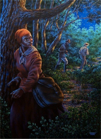 Harriet Tubman escapes slavery
