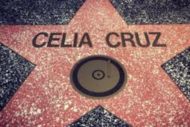 Celia fue distinguida con una estrella en el Paseo de la fama de Hollywood