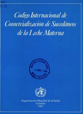 Código Internacional de Comercialización de Sucedáneos de la Leche Materna